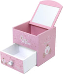 Girl Jewelry Box Pink Tabletop Storage Box Little girl birthday christmas Gift kids jewelry box Organizer by TinyTreasures Baby Boutique