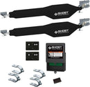 GC GHOST CONTROLS Heavy-Duty Automatic Gate Opener Kit for Swing Gates with Long-Range Gate Opener Remote - Model TDS2 by GreenHaven Gardens
