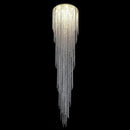 Flashing God H102'' High Ceiling Chandeliers for Entryway Modern Crystal Chandelier Large Foyer Chandeliers Modern Raindrop Chandelier for Villa Staircase,Pendant Light Fixtures by CozyNest Decor