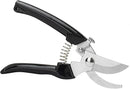Garden Flower Shears Pruning Shears 6.9 inches Scissors Heavy Duty Plant Scissors for Cutting Flowers, Trimming Plants, Bonsai, Fruits Picking (Black Handle) by GreenHaven Gardens