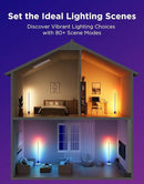 Govee Floor Lamp 2 with Matter, RGBIC, Warm Cool White LED, Alexa Compatible, 1725lm, Music Sync, Scene Modes, Smart Floor Lamp for Living Room, Bedroom, Blue(1 Pack) by CozyNest Decor