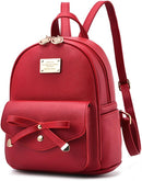 I IHAYNER Girls Bowknot Cute Leather Backpack Mini Backpack Purse for Women by TinyTreasures Baby Boutique
