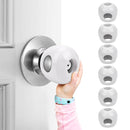 Baby Safety Door Knob Covers 6 Pack Baby Safety Door Handle Protector Child Proof Door Knobs Door Safety for Kids Universal Fit Easy Grip Lockable Design One Hand Operation for Parents No Tools Needed by TinyTreasures Baby Boutique