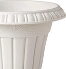 PL00TP Classic Traditional Plastic Urn Planter Indoor/Outdoor, 16" x 18", Taupe by GreenHaven Gardens