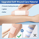 Dimora Silicone Super Absorbent Wound Dressings - Gentle Adhesive Bandages with Ultrasorb Polymer,Heavy Exudate Wound Care Pads 6"X 6" 10 Packs by TinyTreasures Baby Boutique