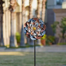 VEWOGARDEN 360° Outdoor Metal Wind Spinners Kinetic Wind Sculptures & Spinners for Yard Garden Lawn Patio Decorations, Gray & Bronze by GreenHaven Gardens