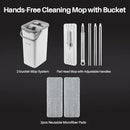 JOYMOOP Mop and Bucket Set, Dust Mops for Floor Cleaning, Wall Mop with 2 Microfiber Mop Head Replacement by CozyNest Decor