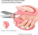 Flower Scissors, Strong Floral Shears, Premium Steel Garden Pruning Shears Floral Fruits Leaf Scissors Hand Pruner Snip Trimming Tool for Gardening Flower Arrangement, Pink by GreenHaven Gardens