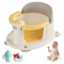 Baby Bath Seat 6 Months & up, Bath Seat for Baby, Infant Bath Seat with Suction Cups, Non-Slip, Detachable,Yellow by TinyTreasures Baby Boutique