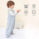 Baby Toddler Sleep Sack with Feet 2.5 TOG Winter, Wearable Blanket with Legs, Toddler Sleeping Sack Long Sleeve (Giraffe, 3T-5T) by TinyTreasures Baby Boutique
