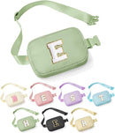 YOOLIFE Personalized Women's Cross Body Bag - Initial Belt Bag in Green, Fanny Pack Style for Travel & Gifts by TinyTreasures Baby Boutique