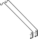 Ashman Deck Hook (2 Pack, 49-Inch Deck Hook), Double Forged Solid Metal Single Piece Rod, Ideal for Bird Feeders, Plant Hangers, Coconut Shell Hanging Baskets, and Lanterns. by GreenHaven Gardens