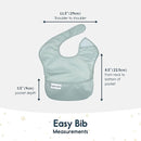 Tiny Twinkle Mess Proof Baby Bibs for Eating - Waterproof, Wipeable Bibs - Toddler Bibs - Travel Friendly - PFAS, PVC, BPA, Phthalate Free - Baby Food Bibs(5 Pack,Unisex Solids) by TinyTreasures Baby Boutique