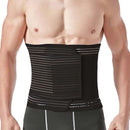 Abdominal Binder for Post Surgery & Postpartum Recovery, Abdomen Hernia Support Belt for Women & Men (Black, Large) by TinyTreasures Baby Boutique
