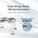 Waterdrop Water Filter Stainless Steel Stand, with Rubberized Non-Skid Feet, Replacement for Berkey® Water Filter System, King Tank Gravity-fed Water Filter System by CozyNest Decor