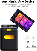 Smart Karaoke Machine for Adults - with Lyrics Display, 64GB Karaoke Tablet, 2 Wireless Mics, Professional Karaoke System, 300W Peak Power, 4 DJ Lights, Karaoke Speaker for Any Occasion by TinyTreasures Baby Boutique