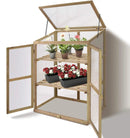 Giantex Garden Portable Wooden Cold Frame Greenhouse Raised Flower Planter Protection (30.0"X22.4"X42.9") by GreenHaven Gardens