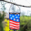 Hanging Solar Lantern Outdoor Decorative Waterproof LED Solar American Flag Lights Tabletop Lamp for Outdoor Patio Garden by GreenHaven Gardens