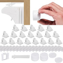 20 Pack Child Safety Magnetic Cabinet Locks - Safeasy Adhesive Baby Proofing Cabinets & Drawers Latches by TinyTreasures Baby Boutique