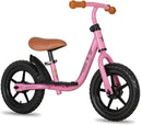 JOYSTAR 10"/12" Toddler Balance Bike for Girls & Boys, Ages 18 Months to 5 Years, Kids Push Bike with Footrest & Adjustable Seat Height, First Birthday Gifts for 2-5 Boys Girls by TinyTreasures Baby Boutique