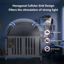 Baby Safety Crib Tent Infant Pop up Mosquito Net Nursery Bed Canopy Netting Cover - Keep Baby from Climbing Out with Hanging Diaper Storage Bag (Dark Gray) by TinyTreasures Baby Boutique