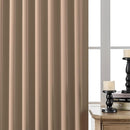 Joydeco 90 Inch Curtains for Bedroom, Blackout Curtains 90 Inches Long, Room Darkening Drapes for Living Room Window Rod Pocket Back Tab (W52 x L90 Inch, Khaki) by TinyTreasures Baby Boutique