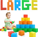 Magnetic Blocks,1.41 inch Large Building Blocks for Kids Ages 3-5 4-8 Sensory Magnetic Cubs for Kids 1-3 Preschool Educational Gifts Toys for Toddlers 3 4 5 6 7 8 Year Old Boys Girls 28PCS by TinyTreasures Baby Boutique