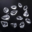 H&D Clear Jewelry Crystals Pendants Chandelier Lamp Lighting Drops Prisms Hanging Glass Prisms Parts Suncatchers Prisms Hanging Ornaments for Home,Office,Garden Decoration,Pack of 12 by GreenHaven Gardens