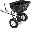 DNA MOTORING Tow Behind Broadcast Spreader, 125 LB / 60L Capacity, Multi Use Tool for Fertilizer, Grass Seed, Salt, Ice Melt, Lawn and Garden Seeder, with Wheels, with Wheels, TOOLS-00612 by GreenHaven Gardens