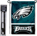 WinCraft Philadelphia Eagles Garden Flag with Stand Holder by GreenHaven Gardens