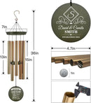ASTARIN Personalized Wind Chimes for Anniversary, Customized Wedding, Anniversary Presents, Birthday Gifts for Loved One,Gifts for Couples, Gift for Wife, Gift for Her by CozyNest Decor