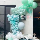 130pcs Mint Green Balloons Different Sizes 18" 12" 10" 5" Pastel Light Green Balloons for Boys Girls Birthday Baby Shower Gender Reveal Wedding Decorations by CozyNest Decor