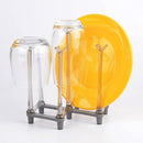 Retractable Cup Drying Rack, Drinking Glass Drainer Stand, Baby Bottle & Sports Bottle Draining Organizer, Countertop Mug Tree, Mugs Tea Cups Storage Rack with Non-Slip Bottom, PP Material, Gray-1 Pcs by TinyTreasures Baby Boutique