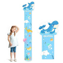 Personalized Name Growth Chart, Marine Animals Wooden Growth Chart for Kids, Height Chart for Boys Girls, Measuring Board for Kids Height for Child's Room, Nursery Decor Decoration by CozyNest Decor