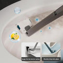 Disposable Toilet Brush with Replaceable Heads, Wall-Mounted Holder, Hygienic Bathroom Cleaning Tool (Dark Grey Toilet Brush + 36 Refills) by CozyNest Decor