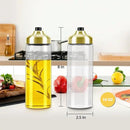 Aelga Gold Oil Dispenser - Gold Kitchen Accessories-Oil Dispenser Bottle for Kitchen with Stainless Steel Spout by CozyNest Decor