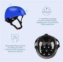 Color Gradient Adjustable Kids' Helmet with Knee & Elbow Pads Set | Multi-Sport Safety Gear for Boys & Girls Ages 5-14 | Skateboarding, Scooters, Roller & Inline Skating, Longboarding by TinyTreasures Baby Boutique