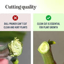 Ultra Sharp Pruning Shears Hedge Clipper – Cuts 3X Easier, Dual-Size Opening, Weak Hand Arthritis Clippers, Rust-Resistant Pruner, Effortlessly Cuts by GreenHaven Gardens