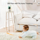 BOIFUN Additional Baby Camera Specifically Compatible with Baby 6T Video Baby Monitor, 360° Camera with Night Light, Auto Tracking, AI Motion & Sound Detection, Two-Way Audio, with Wall Mount Base by TinyTreasures Baby Boutique