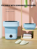 Portable Washing Machine, Mini Washer,16L Upgraded Large Capacity Foldable Washer.Deep Cleaning of Underwear, Baby Clothes and Other Small Clothes.Suitable for Apartments, Dormitories, Hotels.(Blue) by CozyNest Decor
