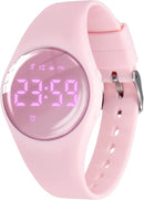 Kids Watches for Girls Boys Digital Sport Watch with Step Counter Pedometer Vibration Alarm Clock, No App Waterproof Fitness Tracker Kids Watch Boys Girls Teens Students Ages 5-16 by TinyTreasures Baby Boutique