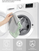 Fantasticlean Microfiber Cleaning Cloth Roll -75 Pack, Tear Away Microfiber Towels, 12" x 12", Reusable, Washable, Scratch Free, Ultra Absorbent Dish Rags for Car, Home, Garage or Shop (Moss Green) by CozyNest Decor