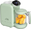 Baby Food Maker, 5 in 1 Baby Food Processor with Steaming Basket, Auto Cooking & Grinding, Touch Screen Control, Baby Steamer and Blender, Baby Food Puree Maker Warmer Mills Machine (Green) by TinyTreasures Baby Boutique