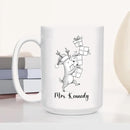 Personalized Deer Coffee Cup Gift For Family Friends Besties, Customized Name Deer Accent Coffee Mug, Awesome Animal Travel Mug Gift for Birthday Christmas, Deers White Ceramic Coffee Mug 11 15 Oz by TinyTreasures Baby Boutique