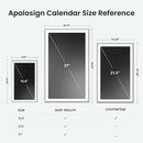 ApoloSign 15.6-inch Digital Calendar: Dual Mode Calendar with Google Play & Multi-calendar Sync, Electronic Planner & Chore Chart, Smart Touchscreen, Interactive Display for Family Schedules (Gray Wood, 15.6") by TinyTreasures Baby Boutique