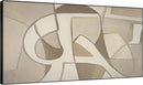 SIGNWIN 30"x60" Extra Large Framed Wall Art Neutral Abstract Geometric in Mid-Century Style, Retro-Inspired Design for Home Living Room Bedroom Decor (Frame Assembly Required) by CozyNest Decor