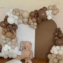130pcs Brown Balloons Different Sizes 18" 12" 10" 5" Dark Brown Party Latex Balloons for Birthday Baby Shower Gender Reveal Graduation Wedding Anniversary Party Decorations by CozyNest Decor