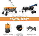 Creative Outdoor Original Folding Wagon All-Terrain Wheels by GreenHaven Gardens