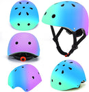 Color Gradient Adjustable Kids Bike Helmet Toddler Skateboard Helmets Boys Girls Child Ventilation Helmet for Multi-Sports Skating Cycling Scooter Balance by TinyTreasures Baby Boutique