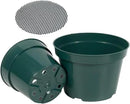 DAPERCI inches Nursery Pot Plant Grow Sturdy Flower pots in Bulk Price 20P Green by GreenHaven Gardens